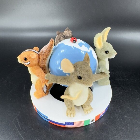 Charming Tails Fitz and Floyd Friends Around The World Resin Whimsical Figurine - Picture 15 of 16